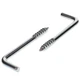 #110 ZINC SQUARE SCREW HOOK 6 IN PACKAGE BY ULTRA # 61343
