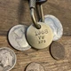 1968 VW bug Beetle Volkswagen Key Fob &lsquo;68