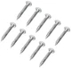 AP Products 012-PSQ500W 8X1 1" Square Recessed Pan Head Screw, (Pack of 500)