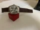DKNY DJ-1016 Men's Stainless Steel Case Genuine Leather Strap Watch