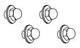 Toto THU111 Retrofit Mounting Nut 5/8 Inch-11 TPI THU111