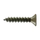 Deltana SCWS1010 Brass 1" #10 Steel Wood Screw