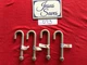 4 - National Mfg. N232-975 J-BOLT w/ Nut 1/2&rdquo;x6&rdquo;  zinc plated steel  073        