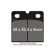 EBC V Pad Semi Sintered Brake Pads Front Left for Laverda 1000 RGA 1983