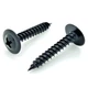100 Qty #8 x 1" Black Phillips Modified Truss Head Wood Screws BCP1079