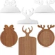 Maitys 3 Pcs Christmas Acrylic Router Templates for Woodworking 10 x 6 Inch... 