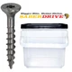 SaberDrive&reg; Stainless Steel T-25 Star Drive Exterior Deck Screws
