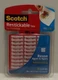 Scotch Restickable Tabs For Mounting Removable Clear Double Sided Adhesive 18ct