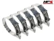 5 x HPS 2.00"-2.32" (51mm-59mm) Stainless Steel T-Bolt Hose Coupler Clamp SAE 36