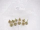 10 Pack J.W. Winco 1/4-20" x 1.25"L x 1"Base DIA 1000Lbs Cap Leveling Mounts