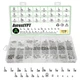 AvrestYPT 1110Pcs 304 Stainless Steel Metric Micro Screws Nuts Assortment, M1...