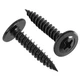 VGBUY 160Pcs #8 x 1 Inch Wood Screws Phillips Modified x 1 inch, Black 