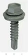 Box of 30 ITW Terks Self-Tappg Hex Washer Self Drillg Screws Steel No 12 x 2 L 