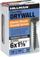 The Hillman Group 47663 6 X 1-5/8-Inch Coarse Thread Drywall Screw Phillips Driv