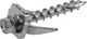 Fas-n-Tite Exterior-Coated Fence Post Screws #12 x x 1-1/2", Silver 