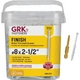 GRK #8 x 2-1/2 In. Star Drive White Steel Trim Screw (505-Count) 16830 GRK