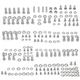 PTNHZ Small Block Engine HEX Bolt Kit for Chevy SBC 265 283 302 305 307 327 