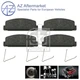 Fits Mazda 6 2002-2013 5 2005-2010 323 1989-2004 AZ Rear Brake Pads Set