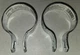 (2) Everbilt Chain Link Fence Brace Band Galvanized Steel 2-3/8" Lot of Two