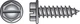 Hillman 70340 Zinc Plated Hex Washer Head Sheet Metal Screw #14 x 1-1/2 in.