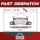 Brake Pads Set fits PORSCHE CAYENNE 92A 4.8 Rear 2010 on Brembo 95835293900 New