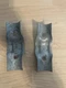 (2-Pk) Chain Link Fence Line Rail / Boulevard Brace Clamps 6-1/8" X 2-3/8"
