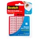 Scotch Restickable Tabs, Clear,1-In X 1-In,18-Tabs (R100)