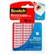 4 Pack of Scotch&reg; Restickable Tabs R100, 1 in x 1 in, 18 squares 91057