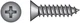 Hillman 80238 Steel Phillips Flat Head Sheet Metal Screw #14 x 1/4 in.