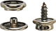 GENERAL TOOLS 1268 PACK OF (6) SOLID BRASS SNAP FASTENER REFILLS 5485867