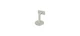 Deltana HRC253U15 Handrail Brackets, 3" Projection in Brushed Nickel