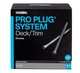 Pro Plug System Screws Epoxy, #10 x 234", Star Drive, 375 Pieces for 100 sq f...