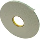 3M 4016-1/2Inx36Yd Dbl Foam Tape - Package Qty 18
