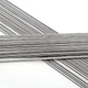 Angyanco 50PCS Stainless Steel Spring Wire, 40CM 0.8 millimeters, Silver