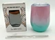Stainless Steel Stemless Wine Tumbler 12oz Double Wall Vacuum Insulated Pink