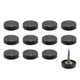 Rannb Decorative Mirror Screws Black Cap Cover Nails 0.75"/19mm 19 mm, 