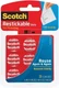 Scotch Restickable Dots, Clear,78-in x 78-in,18-Dots (R105)