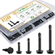 VGBUY 150Pcs Self Drilling Screws Assortment Kit, 410 Stainless Steel Self Ta...