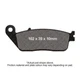 EBC V Brake Pads Rear Left for Triumph Tiger 885i IE From VIN 71699 1998 - 1999