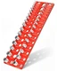 Manalete Thread 53 Gauges - 17 Inch & 17 Metric &19 Drill Gauges, Red