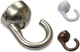 Large Elephant Ceiling Hook Hanger Nickel, White or Bronze By Hangman