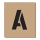 Hy-Ko&trade; 1" Number and Letter Stencils (6 pcs.)