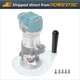 POWERTEC Offset Base Plate for Trim Routers Edge Profile Tool - Fits Most Bosch