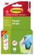 Command Poster Strips, Value Pack - 48 Adhesive Strips, White - Ideal for Hangin
