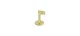 Deltana HRC253U3 Handrail Brackets, 3" Projection in Polished Brass