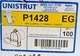 (Box of 100) Unistrut P1428-EG 1" EMT Clamps Tyco