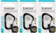 Nite Ize SlideLock Stainless Steel Carabiner #2 - Black (3-Pack)