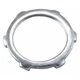 Raco 1016 Imc Locknut, 4 In, Threaded, Steel, Zinc Plated, Gray