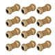 Midline Valve Compression Coupling Fitting, with Packing Nut, Brass, 3 in. Long