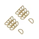 ZoloAJay 20pcs 1"(25mm) D Rings Welded Strong 1"(25mm), Bronze ZoloAJay 20pcs 1"(25mm) D Rings Welded Strong 1"(25mm), Bronze